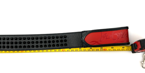 Cintura Christian Louboutin in pelle con borchie a spillo taglia US 40 vita - Foto 5 di 8
