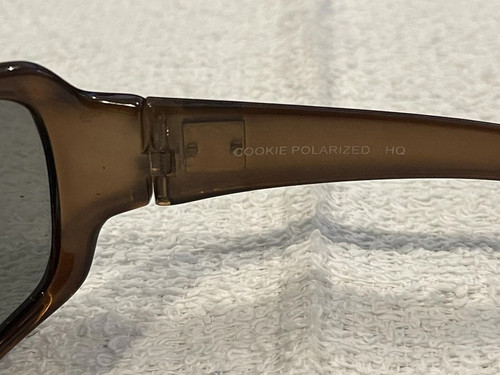 Suncloud Cookie Polarized Sunglasses Smith Optics Oversized Wrap brown frame - Picture 2 of 7