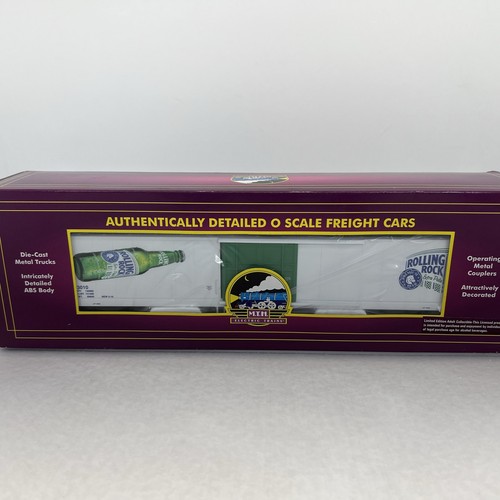 MTH Premier 20-94225 Rolling Rock Beer 60’ Reefer Car O Gauge New #33010 - Picture 8 of 10