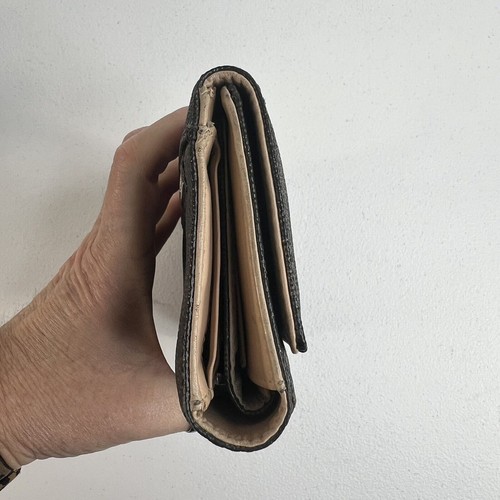 Michael Kors Checkbook Wallet Large Jet Set Travel Signature Brown Monogrammed - Picture 6 of 15