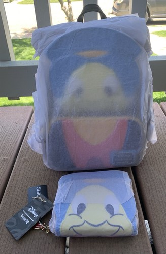 Loungefly Disney Pinocchio Jiminy Cricket Mini Backpack & Zipper Wallet NWT/NIP - Picture 1 of 7