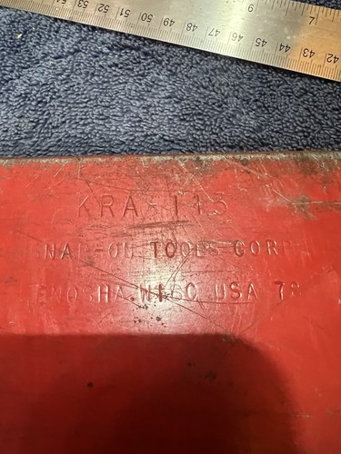 Vintage Snap On Bushing Driver Set A-157A - Complete Set! In KRA-113 Box - Bild 14 von 15