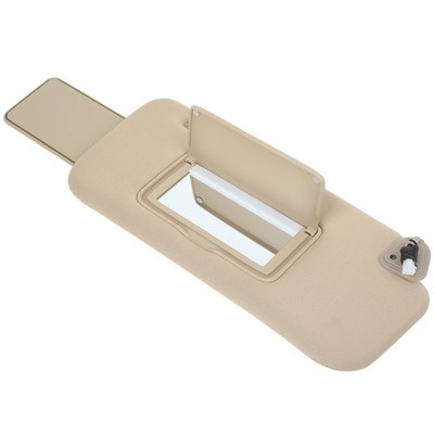 Right Passenger Side Sun Visor W/Sunroof Beige For 2009-14 Nissan Murano LE 3.5L