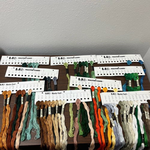 Lot 53 DMC Size 5 COTTON PERLE Colorfast Cotton EMBROIDERY THREAD Skein Variety - Picture 1 of 10