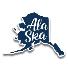 Magnet Me Up Alaska State Magnet Decal- 5x4" US State Shape Magnet, Made in USA