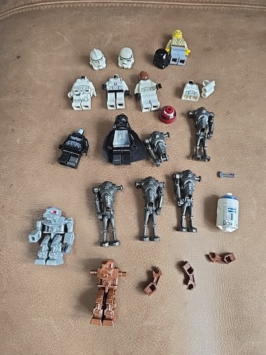Lot Of Mixed Lego Star Wars Minifigures Droids , Trooper,