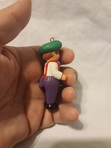(J) 1998 Vintage Hallmark Andenken Weihnachtsschmuck Sohn Nussknacker Junge - Bild 7 von 7