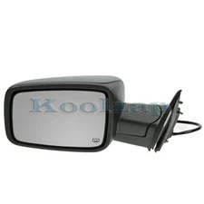 For 09-12 Ram Pickup Truck Rear View Non-Tow Mirror Power Heated Left Side