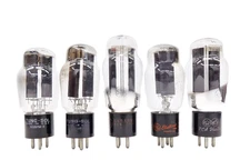 Nice Group of 5 Vintage Mixed Brands 5Z3 Vacuum Tubes..................1 Money!