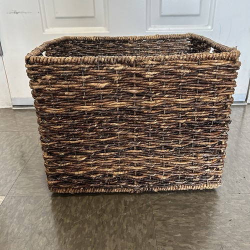 Natürliche Abaca Weiden Aufbewahrung Körbe 4er Set Braun Handgewebt Organizer Dekor - Bild 2 von 15