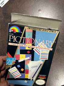 Pictionary Nintendo NES Complete CIB - Excellent!!