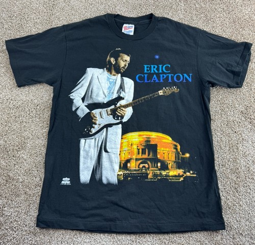 Vintage Eric Clapton Shirt Men's Large Royal Albert Hall Single Stitch 1993 USA - Picture 1 of 10