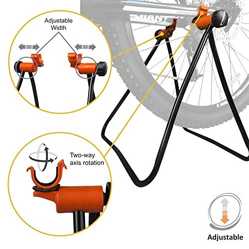 Ibera Easy Utility Bicycle Stand, Adjustable Height, Foldable Mechanic - Picture 2 of 7