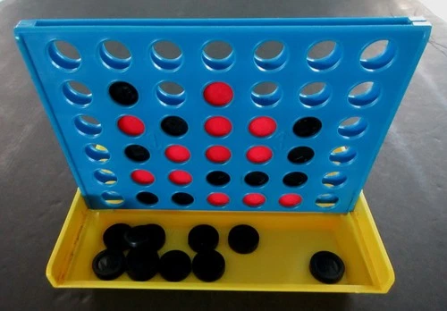 Vintage Connect Four 4 Travel Size Board Game 1983 Milton Bradley USA