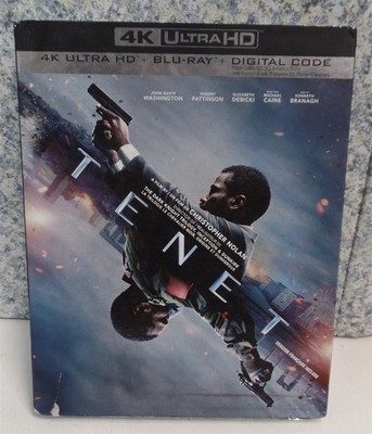 4K Ultra HD + BLU-RAY Tenet + Slipcover (dig exp) NEW SEALED see pics