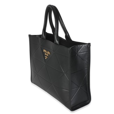 トートバッグ PRADA 'Prada Symbole' shopping bag Prada Black Calfskin Medium Symbole Tote | eBay