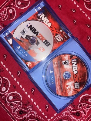 2K NBA 2K15 & NBA 2K18 PS4 Sports Basketball Games Manual Included