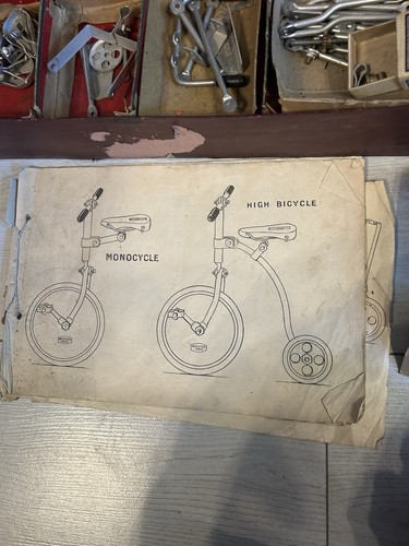 Vintage MECHANICAL Constructional TOY Original Box Rare Harrods Auto-cycle - Picture 14 of 16