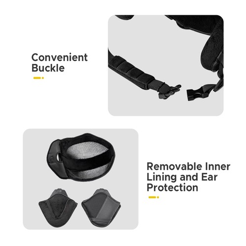Warm Snow Ski Helmet Adjustable Fit Lightweight & Comfortable for Cold Days - Foto 2 di 11
