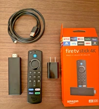 Amazon Fire TV Stick 4K Streaming Device with Alexa Voice Remote - Black