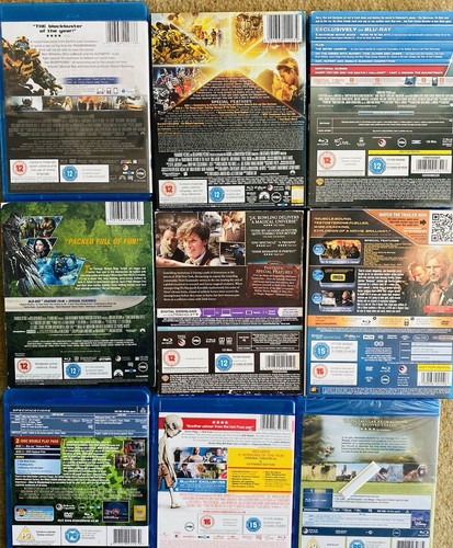 Blu-ray Konvolut x 9 Transformers Harry Potter Phantastische Tierwesen Schildkröten A-Team - Bild 2 von 2