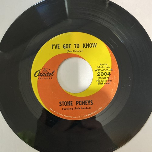 Stone Poneys (Linda Ronstadt), Cap. "Different Drum", USA, 7" 45, Wirbel Etiketten, 1968 - Bild 3 von 4