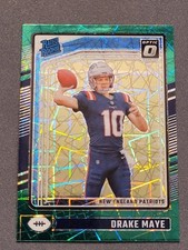 2024 Donruss Optic Drake Maye (RC) Green Velocity