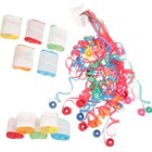  10 Pcs Luftschlangen Bunt Zum Werfen Party -Streamer Farbenfrohe