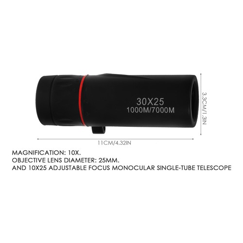 Spotting Telescope Hand Held Telescopes Outdoor Monocular Single-tube - Picture 5 of 12