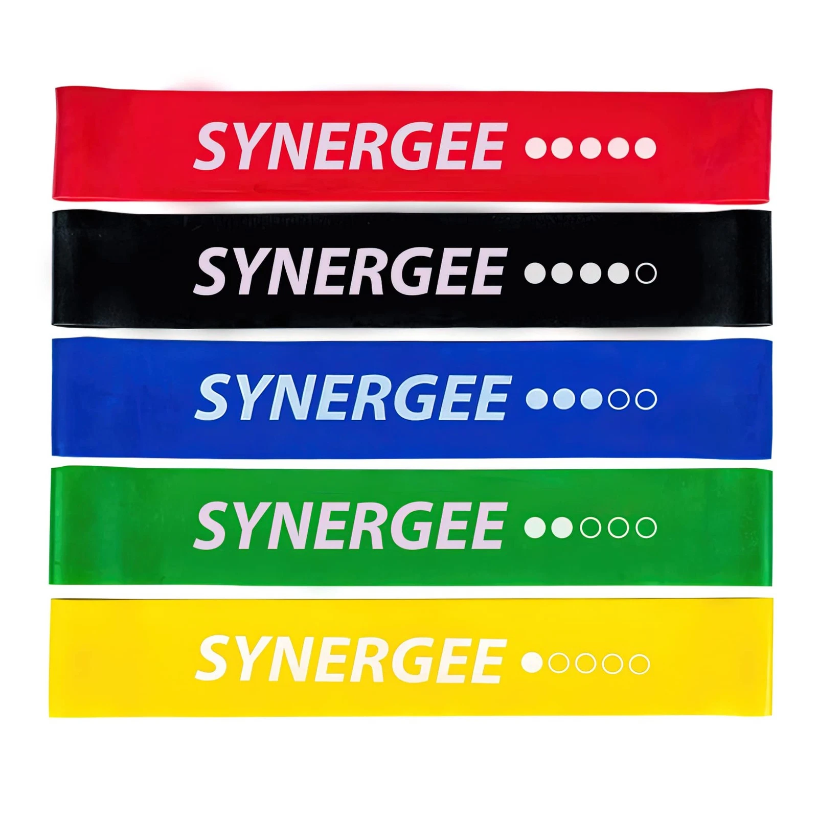 Synergee Mini Band Resistance Band Loop Exercise Bands Set of 5
Opens in a new window or tab