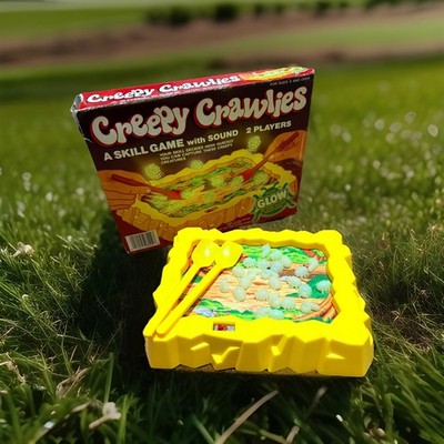  ️  Creepy Crawlies Glow In The Dark Brettspiel Vintage 1980 s Retro Rare 