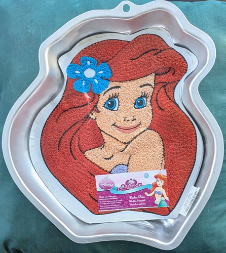 Wilton The Little Mermaid ARIEL Cake Pan 2105-4355 Aluminum New - Picture 1 of 2