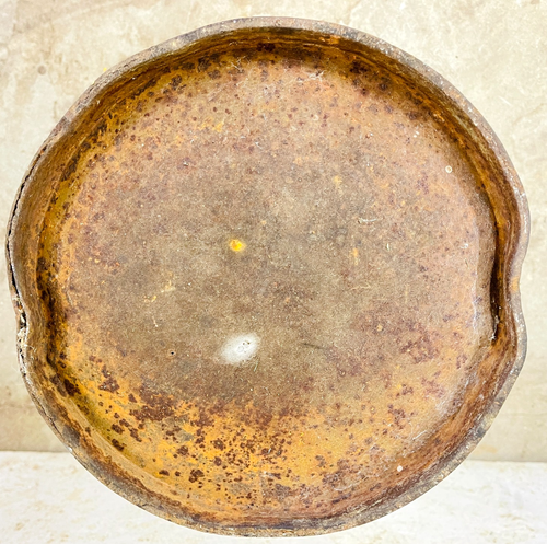 Vintage Stahl Milchkanne Milchbehälter mit Griffen 10 Gal. Ohne Deckel 18,5"T Rostige Patina+ - Bild 8 von 13