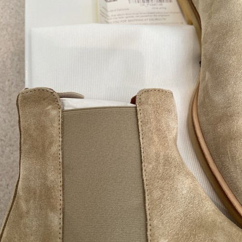 Common Projects beige Suede Chelsea Boots 1897 1302 Size 7, 41 new with receipt - Picture 8 of 9