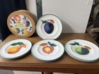 New in Box crate and barrel Fruit salad plates set Of Four