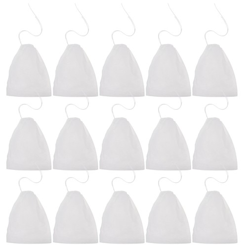  Bolsas de té reutilizables de 500 piezas: bolsas de especias vacías de 4x3 pulgadas para cocinar sopa - cordón - Imagen 2 de 12