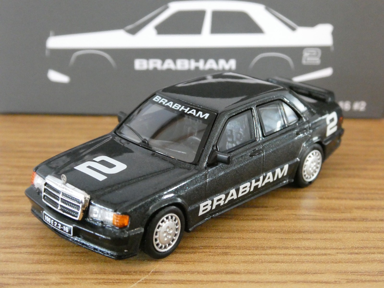 MINI GT TSM MERCEDES BENZ 190E 1984 JACK BRABHAM RACE CAR MODEL 1026 1:64