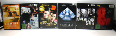 DVD Konvolut Lichter, Premium Rush, Flawless, American Gun, +2 DVD-1129
