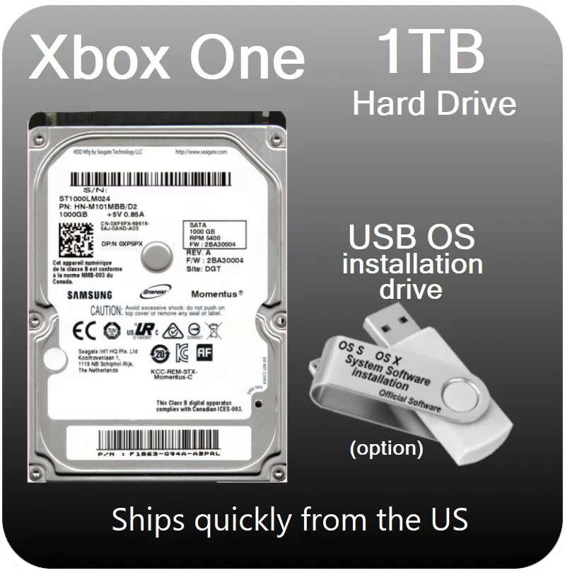 Xbox One X, S, & Original 1540 1TB Internal Hard Drive with