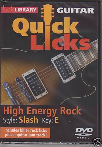 LICK LIBRARY Learn to Play QUICK LICKS SLASH Guns N Roses Rock Lesson GUITAR DVD LICK LIBRARY Learn to Play QUICK LICKS SLASH Guns N Roses Rock Lesson GUITAR DVD