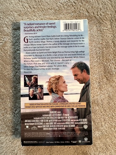 Message in a Bottle - VHS - 1999 - Picture 2 of 3