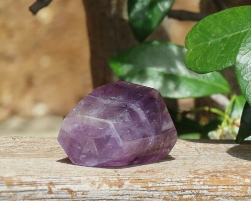 Polished Amethyst Crystal Generator Point 46mm Tall 50 Grams Purple Unique Shape - Picture 7 of 12