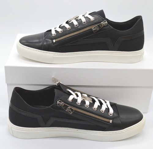 New $545 Versace Collection Side Zip Black Scarpe Nero V900384S Sz 44/11 Rare - Picture 4 of 7