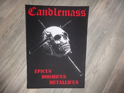 Candlemass Patch Backpatch Back Patch Doom Metal Solitude Aeturnus Sleep