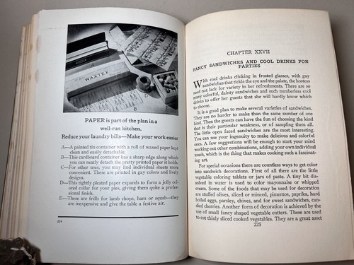 1930s RARE ANTIQUE COOKBOOK Vintage Cookery RECIPE Pastry Confectionery Kitchen - Picture 6 of 24