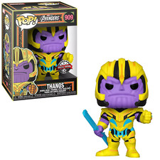Funko POP! Marvel Avengers Thanos Black Light Exclusivo