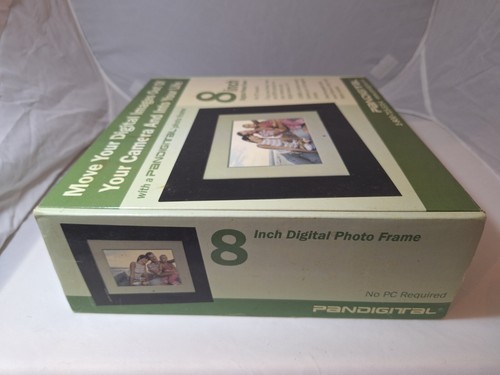 PANDIGITAL 8" Digital Photo Frame 128MB 324MP Interchangeable wood frames - Picture 9 of 11
