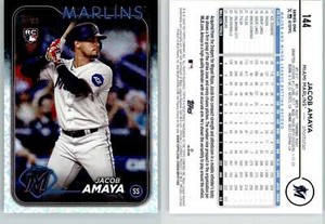 Jacob Amaya 2024 Topps All-Star Game ASG Logo #144 Marlins RC Rookie