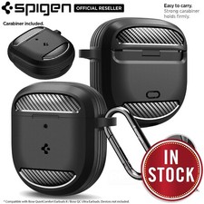 For Bose QuietComfort Ultra/ Earbuds II Case SPIGEN Rugged Armor Slim Soft Cover
