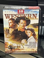 Western Classics - 50 Feature Movies (DVD) 12 Disc! John Wayne, Lee Van Cleef...